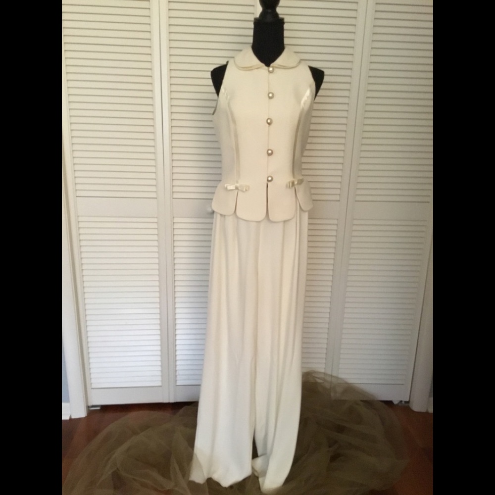 Elegant pantsuit for dinner,, wedding, or cocktail
